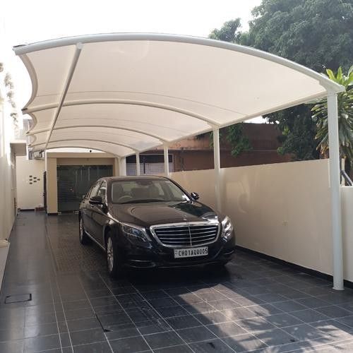 Mercedes S-Class Driveway Tensile Canopy