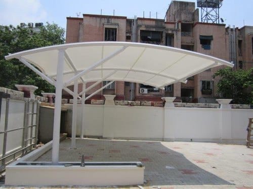 Boundary-Wall Cantilever Shelter